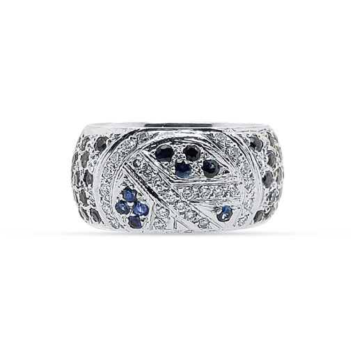 SAPPHIRE AND DIAMOND RING