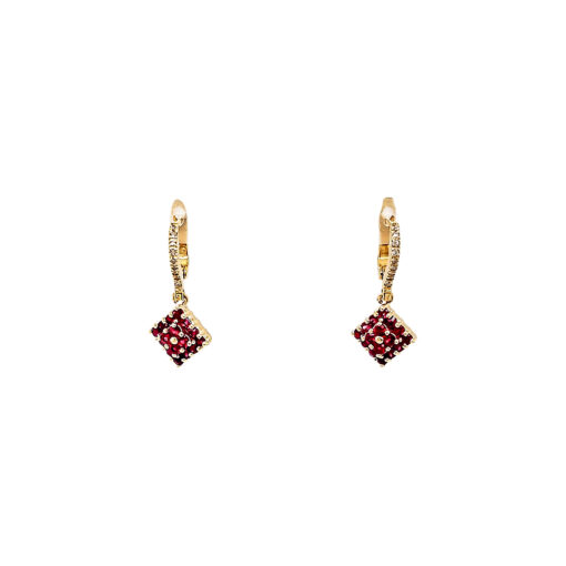 BURMA RUBY EARRINGS