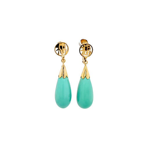 1950's ESTATE TURQUOISE EARRINGS