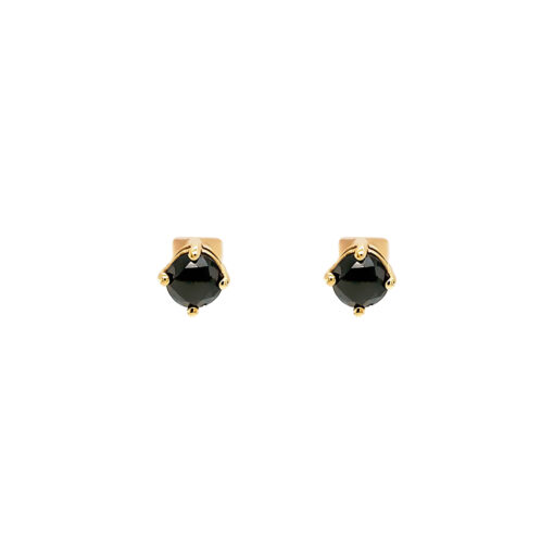 BLACK DIAMOND STUDS