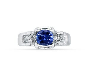 Tanzanite And Diamond Ring
