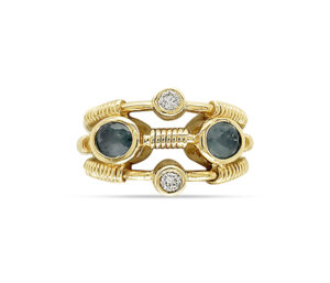 Alexandrite And Diamond Ring