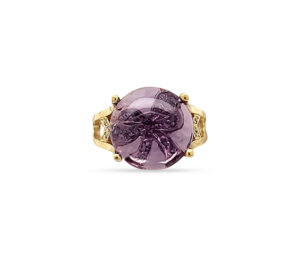 Fancy Cut Amethyst And Diamonds