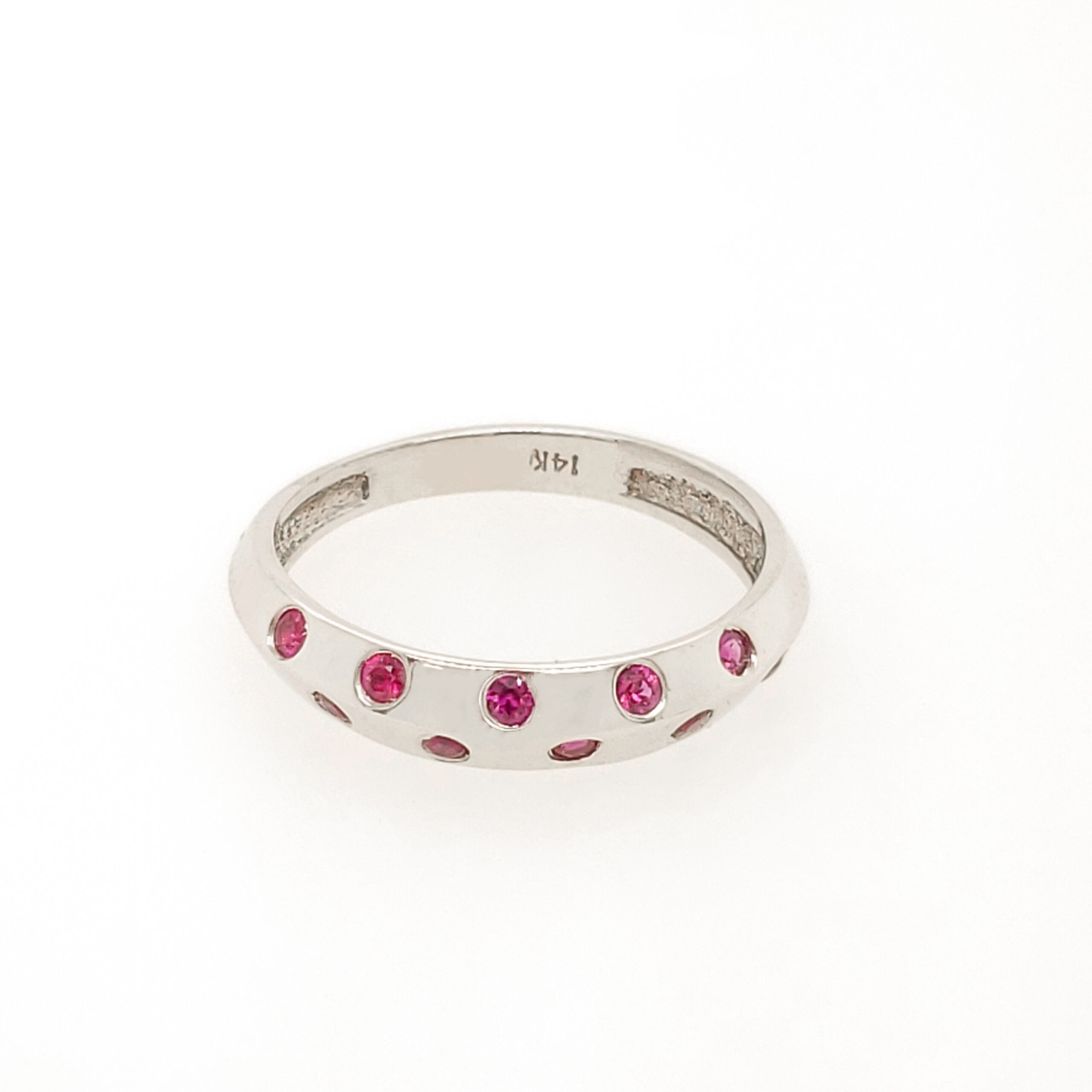 Diamond‑Cut Burmese Ruby Ring