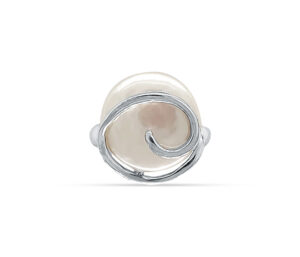 Sterling Silver Pearl Ring