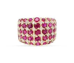 Diamond Cut Rubies,Diamond, 14Ky