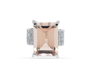 Morganite, Diamond Ring