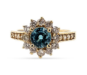 Blue Zircon Diamond