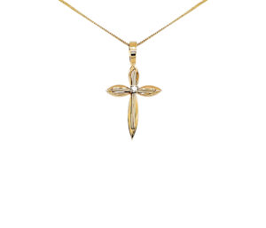 Diamond Two Tone Pendant