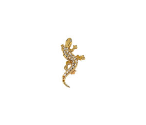 Diamond Lizard Brooch