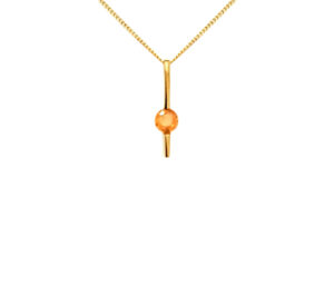 Mandarin Garnet Pendant