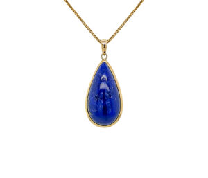 Lapis Lazuli Tear Drop Pendant