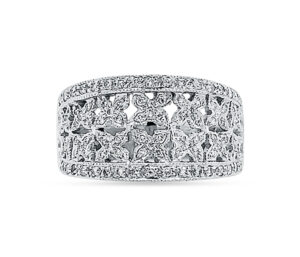 Platinum Wide Band Ring