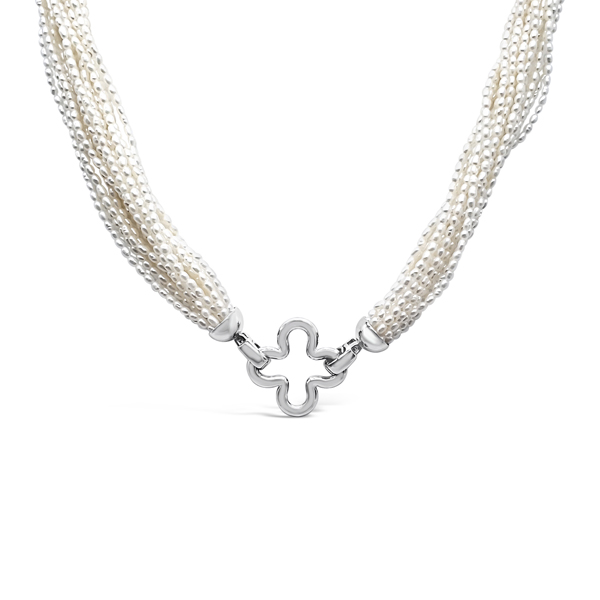 Pearl Necklace and Bracelet Set - Image 4