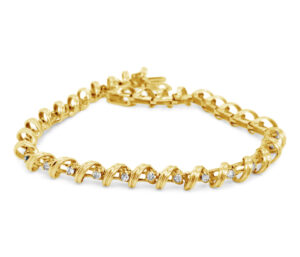 Diamond And Gold Bracelet Estate